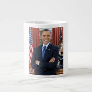 Oval Kantoor Portrait, Obama Barack Amerikaans Pre Grote Koffiekop