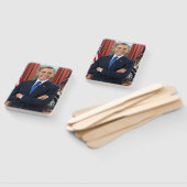 Oval Kantoor Portrait, Obama Barack Amerikaans Pre Handwaaier (Niet-gemonteerd)