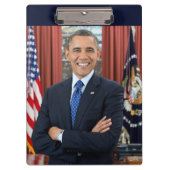 Oval Kantoor Portrait, Obama Barack Amerikaans Pre Klembord (Voorkant)