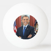 Oval Kantoor Portrait, Obama Barack Amerikaans Pre Pingpongbal (Achterkant)