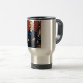 Oval Kantoor Portrait, Obama Barack Amerikaans Pre Reisbeker (Voorkant rechts)