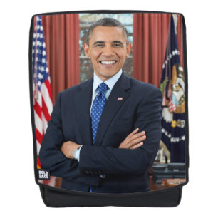 Oval Kantoor Portrait, Obama Barack Amerikaans Pre Rugtassen