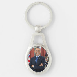 Oval Kantoor Portrait, Obama Barack Amerikaans Pre Sleutelhanger