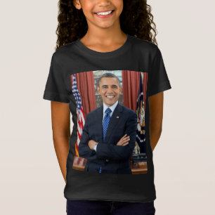 Oval Kantoor Portrait, Obama Barack Amerikaans Pre T-shirt