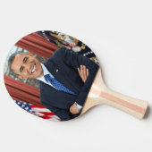 Oval Kantoor Portrait, Obama Barack Amerikaans Pre Tafeltennisbatje (Zijkant)