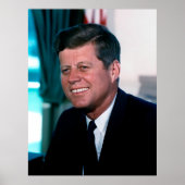 Oval Kantoor Portrait President John F. Kennedy Poster (Voorkant)