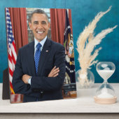 Oval Kantoor US 44th President Obama Barack Fotoplaat (Zijkant)