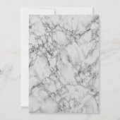 Oval Mirror Wedding Uitnodiging (Achterkant)