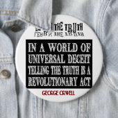OVAL ORWELL UNIVERSAL DECEIT RONDE BUTTON 6,0 CM (In situ)
