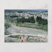 Oval piazza, oude Decapolis-stad Jarash, Jordanië Briefkaart (Voorkant)