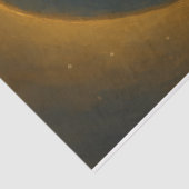 Oval Santa Christmas Portrait Decoupage Tissuepapier (Detail)