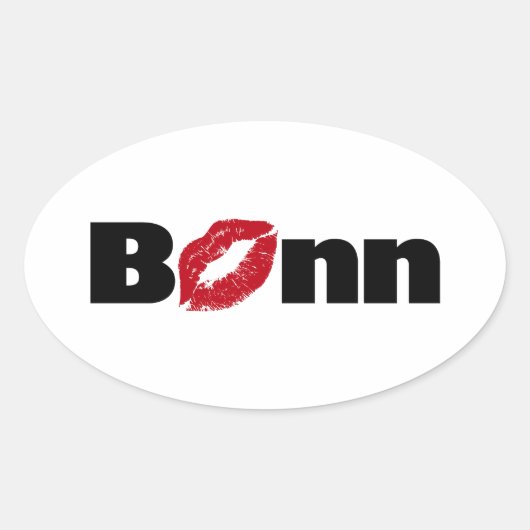 Oval Sticker (Voorkant)