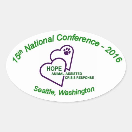 Oval Sticker (Voorkant)