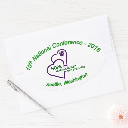 Oval Sticker (Envelop)