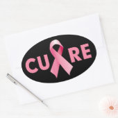 Ovale borstkanker genezing Stickers (Envelop)