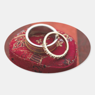 Ovale bruiloft voor zegels Weddenschappen