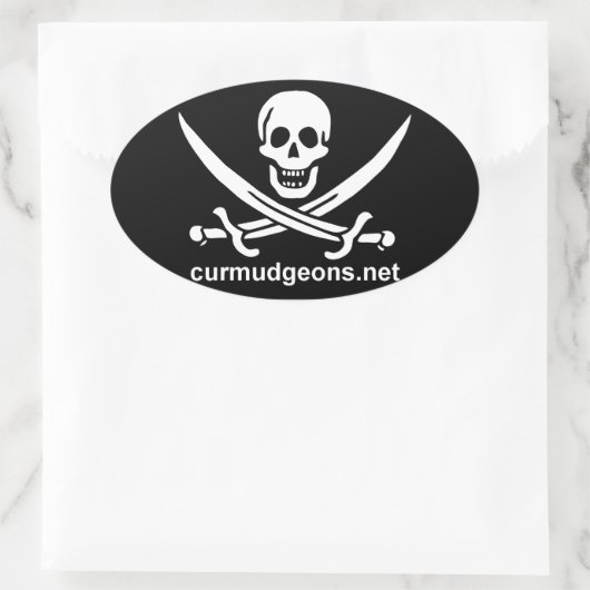 Ovale Curmudgeons Stickers (Tas)