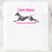 Ovale Decal Teambonen Ovale Sticker (Tas)