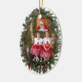 Ovale foto Garland Ornament (Links)