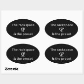 Ovale GP Rackspace Sticker (Vel)