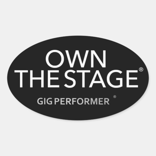 Ovale GP-sticker Ovale Sticker (Voorkant)