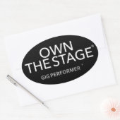 Ovale GP-sticker Sticker (Envelop)