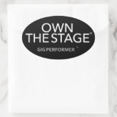 Ovale GP-sticker Sticker (Tas)