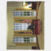 OVALE KANTOOR FLEECE DEKEN (Voorkant)