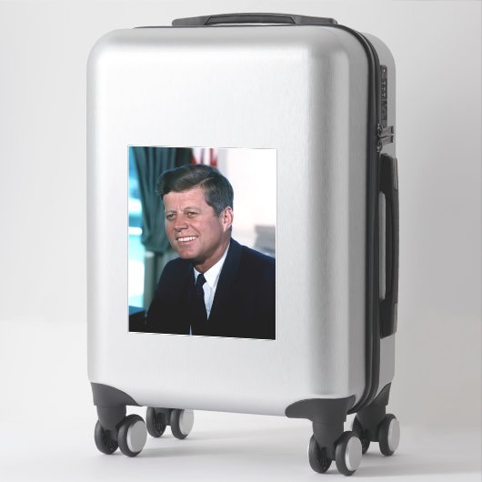 Ovale Kantoor President John Jack F. Kennedy Sticker (Koffer)