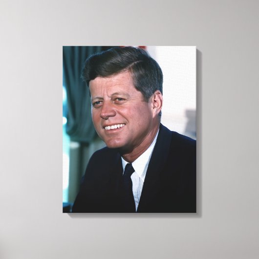 Ovale Kantoor van het President John F. Kennedy Canvas Afdruk (Voorkant)