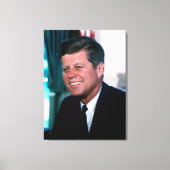 Ovale Kantoor van het President John F. Kennedy Canvas Afdruk (Voorkant)