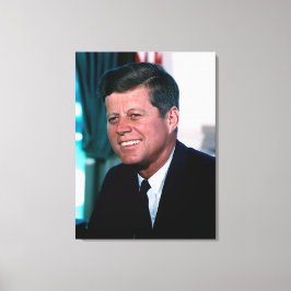 Ovale Kantoor van het President John F. Kennedy Canvas Afdruk