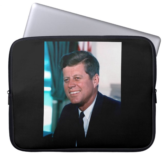 Ovale Kantoor van het President John F. Kennedy Laptop Sleeve (Voorkant)