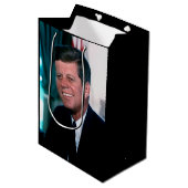 Ovale Kantoor van het President John F. Kennedy Medium Cadeauzakje (Voorkant Gekanteld)