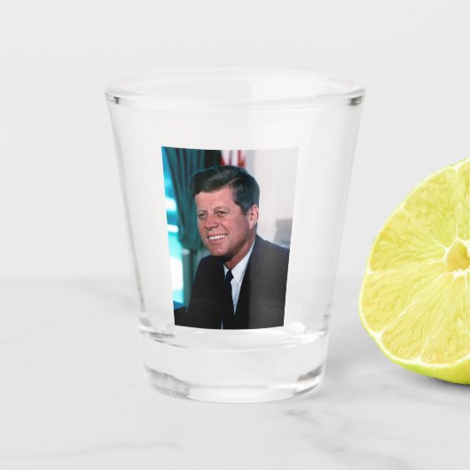 Ovale Kantoor van het President John F. Kennedy Shot Glas (Voorkant)