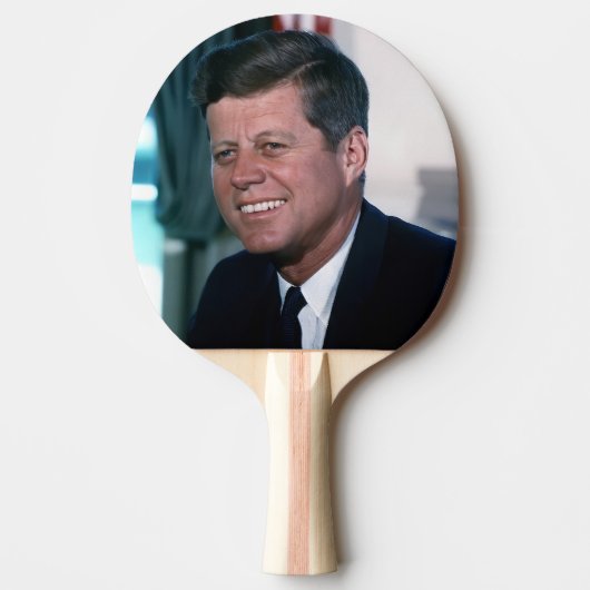 Ovale Kantoor van het President John F. Kennedy Tafeltennisbatje (Voorkant)
