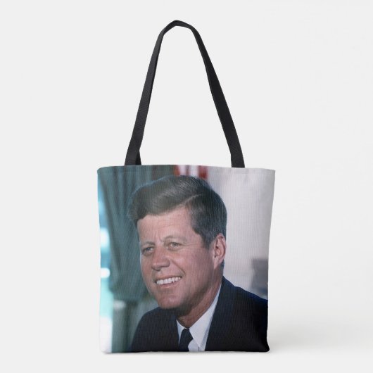 Ovale Kantoor van het President John F. Kennedy Tote Bag (Achterkant)