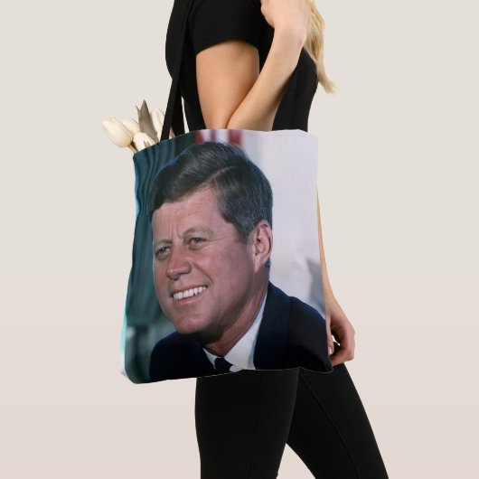 Ovale Kantoor van het President John F. Kennedy Tote Bag (Dichtbij)