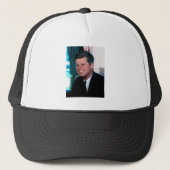 Ovale Kantoor van het President John F. Kennedy Trucker Pet (Voorkant)