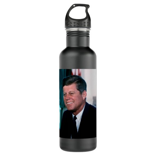 Ovale Kantoor van het President John F. Kennedy Waterfles (Voorkant)