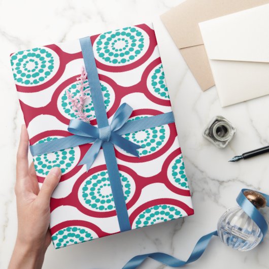 Ovale kettingen cadeaupapier (Geschenken)