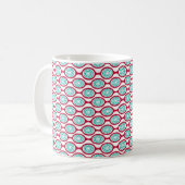 Ovale kettingen koffiemok (Voorkant links)