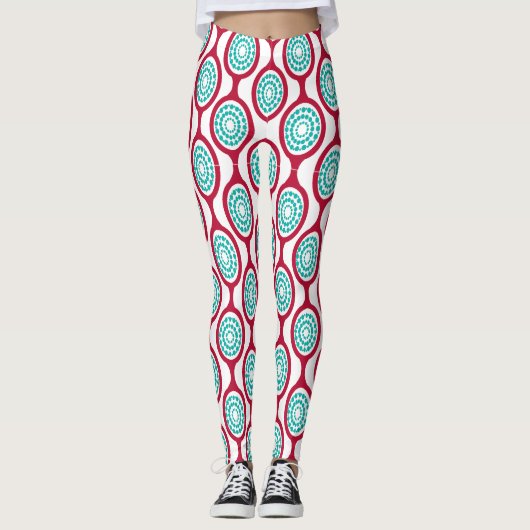Ovale kettingen leggings (Voorkant)