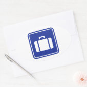Ovale koffer sticker (Envelop)
