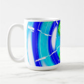 Ovale maze kunst koffiemok (Links)