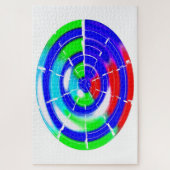 Ovale mazen legpuzzel (Verticaal)