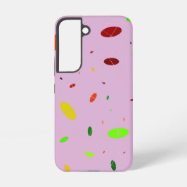 Ovale pret op roze samsung galaxy hoesje