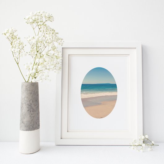 Ovale rand Verticale foto 8 x 10 inch Poster