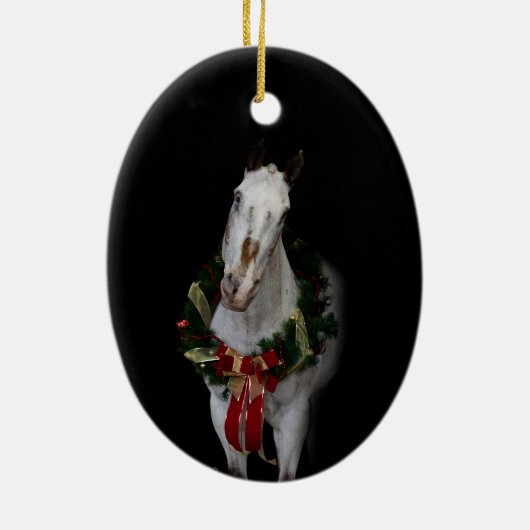 Ovale sierplant keramisch ornament (Achterkant)