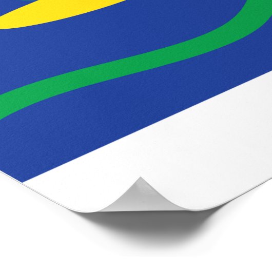 Ovale stad poster (Hoek)